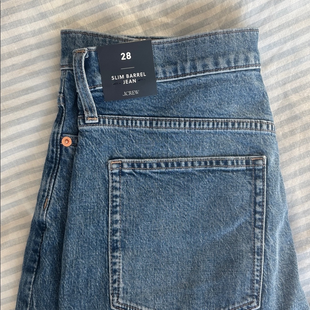 J Crew slim barrel jeans NWT
